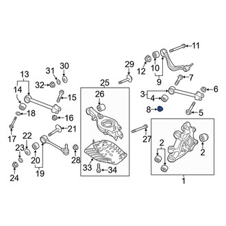 Genesis OE - Front Suspension Control Arm Nut