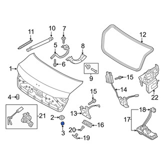 Genesis OE - Rear Liftgate Drain Plug