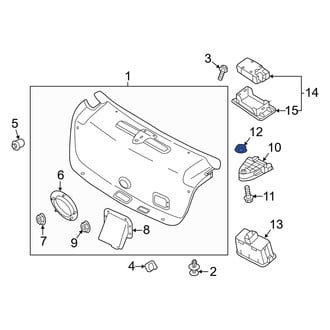 Genesis OE - Inner Interior Door Handle Nut