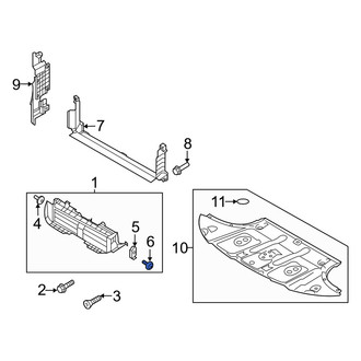 Genesis OE - Radiator Shutter Screw