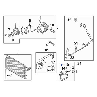 Genesis OE - A/C Refrigerant Line O-Ring