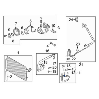 Genesis OE - A/C Line O-Ring
