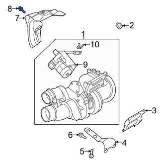 Genesis OE - Turbocharger Mount Heat Shield Bolt