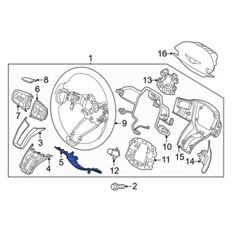 Genesis OE - Left Steering Wheel Trim