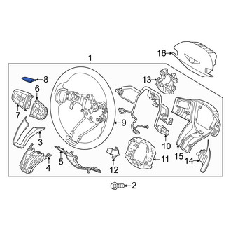 Genesis OE - Left Steering Wheel Trim