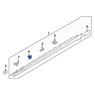 Genesis OE - Rocker Panel Molding Clip