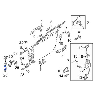 Genesis OE - Front Door Check Cover