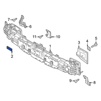 Genesis OE - Bumper Impact Bar Clip