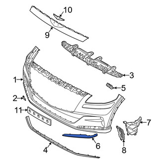 Genesis OE - Front Right Bumper Trim