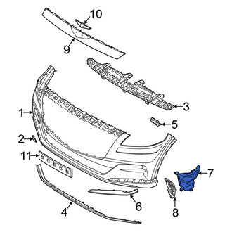 Genesis OE - Front Left Brake Air Duct