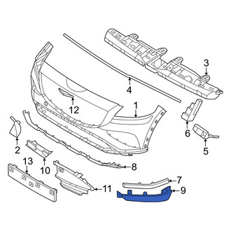 Genesis OE - Front Right Lower Bumper Trim