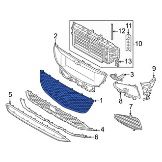 Genesis OE - Front Upper Grille