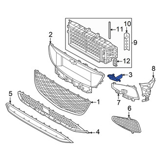 Genesis OE - Left Grille Reinforcement Bracket