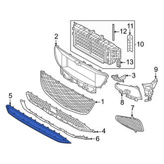 Genesis OE - Front Grille Molding