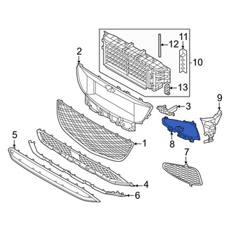 Genesis OE - Front Left Grille Molding