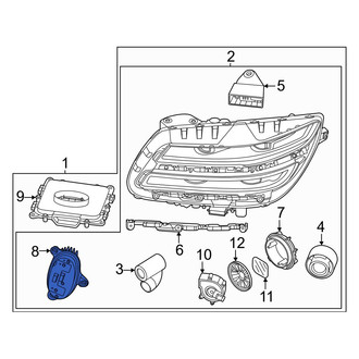 Genesis OE - Front Left Headlight Bulb