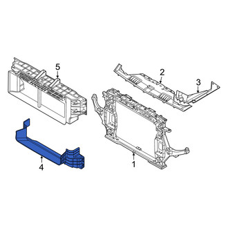 Genesis OE - Front Radiator Support Air Duct