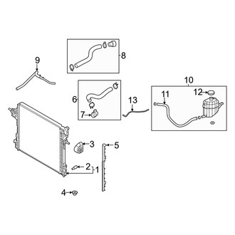 Genesis OE - Cooling - Radiator & Components (2.5L)