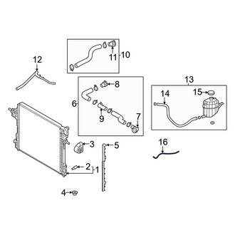 Genesis OE - Engine Coolant Overflow Hose