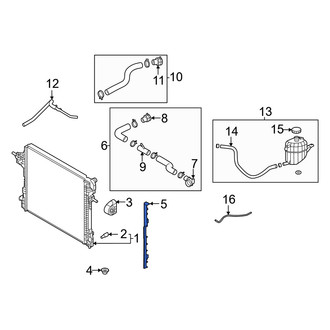 Genesis OE - Front Radiator Support Baffle