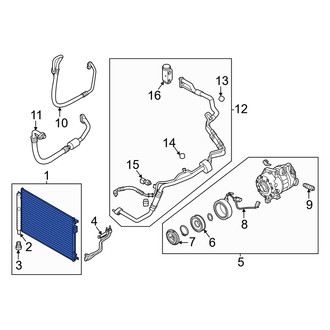 Genesis OE - A/C Condenser