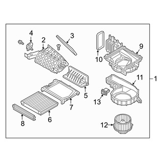 Genesis OE - Air Conditioner & Heater - Blower Motor & Fan