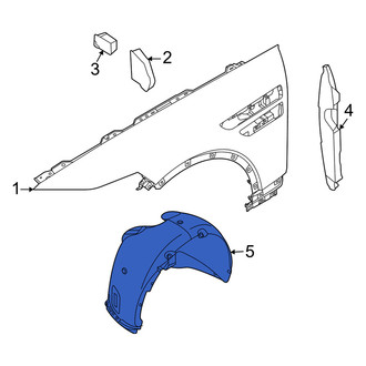 Genesis OE - Front Left Fender Splash Shield