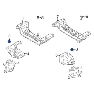 Genesis OE - Engine Mount Nut