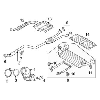 Genesis OE - Exhaust System - Exhaust Components (2.5L)