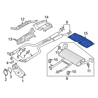 Genesis OE - Rear Floor Pan Heat Shield