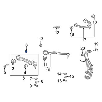 Genesis OE - Suspension Shock Absorber Nut