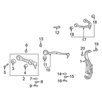 Genesis OE - Front Suspension - Suspension Components (RWD 3.5L)