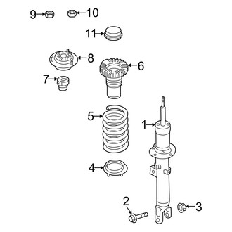 Genesis OE - Front Suspension - Struts & Components (RWD)