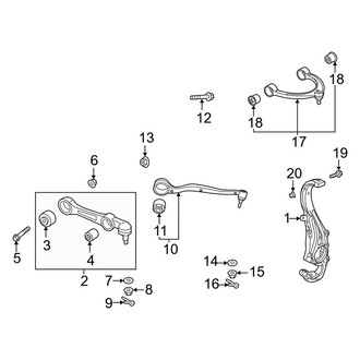 Genesis OE - Front Suspension - Suspension Components (Base / Advanced / Prestige AWD)