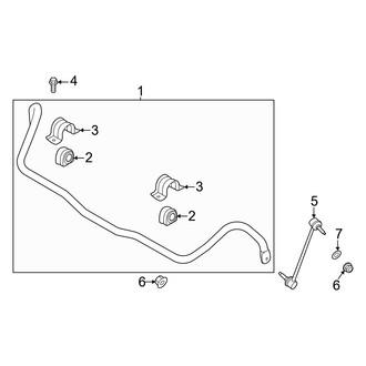 Genesis OE - Front Suspension - Stabilizer Bar & Components (Base / Advanced / Prestige AWD)