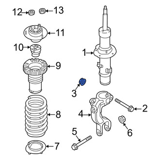 Genesis OE - Rear Suspension Stabilizer Bar Link Nut