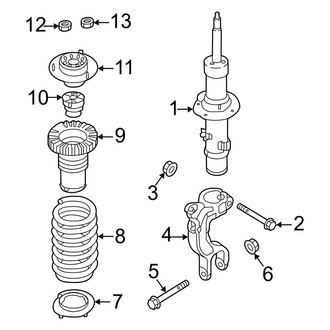 Genesis OE - Front Suspension - Struts & Components (AWD)