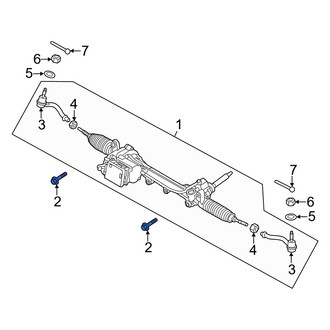 Genesis OE - Disc Brake Caliper Anchor Plate Bolt