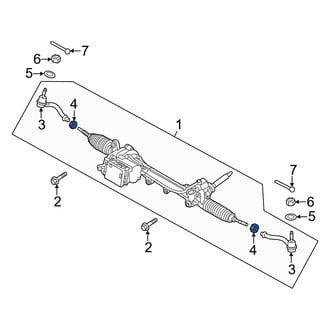 Genesis OE - Steering Tie Rod Nut