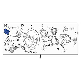 Genesis OE - Left Steering Wheel Radio Controls