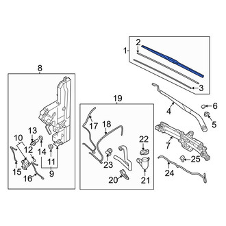 Genesis OE - Left Wiper Blade