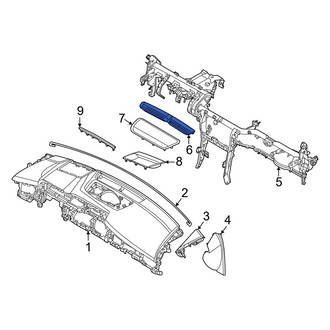 Genesis OE - Front Dashboard Air Vent Trim