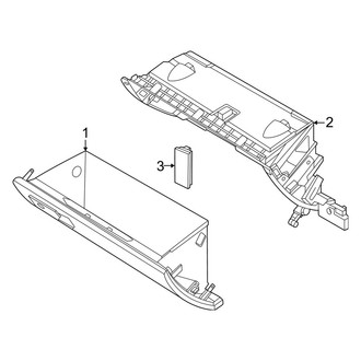 Genesis OE - Instrument Panel - Glove Box
