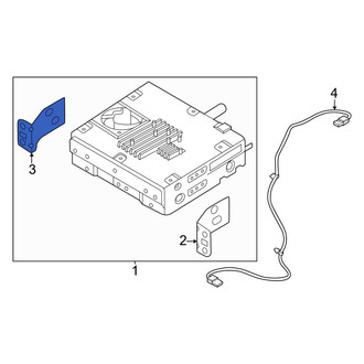 Genesis OE - Left Radio Bracket