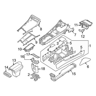 Genesis OE - Center Console (Console & Components)
