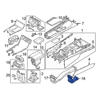 Genesis OE - Rear Center Instrument Panel Air Duct