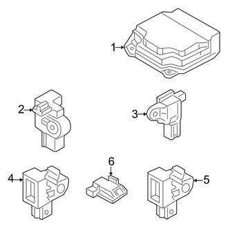 Genesis OE - Restraint Systems - Air Bag Components (Modules & Sensors)