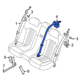Genesis OE - Center Right Seat Belt Lap and Shoulder Belt