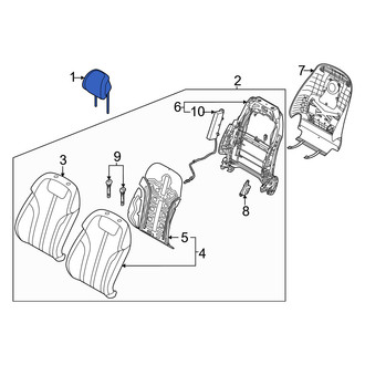 Genesis OE - Front Right Headrest