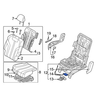 Genesis OE - Center Right Seat Heater Control Module